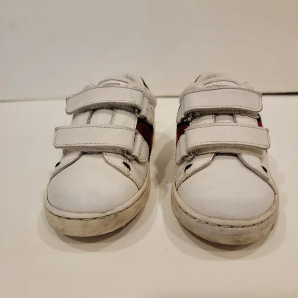Gucci slip on ace sneaker white with web